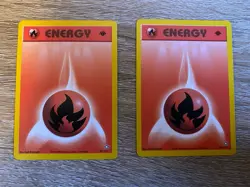 Pokemon Cards Base Set 1st Edition Energy Bundle – Fire, Water, Grass, Fighting - Image 3