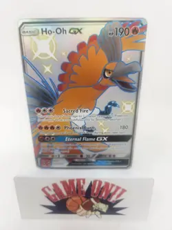 Pokemon TCG Ho-Oh GX SV50/SV94 Shiny Vault Hidden Fates Holo Rare Card NM BUF - Image 1
