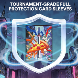 MTG Card Sleeves - Turtles 100 Standard Size Pack Clear Front & Matte Finish Bac - Image 4