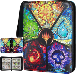 Card Binder for MTG/TCG,9 Pocket Trading Card Binder for Ygo/Ptcg,Holds 720 Card - Image 1