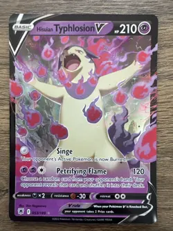 Pokemon Hisuian Typhlosion V 053/189 Astral Radiance Ultra Rare Card NM - Image 1