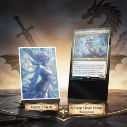 MTG Card Sleeves - Faerie - Textured Matte - 100 CT EDH Commander Sleeves for Ma - Image 2
