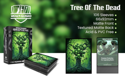 Graphene -100Ct Textured Matte TCG/MTG Art Sleeves (Green/Black Tree of the Dead - Image 5