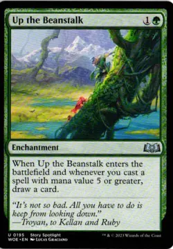 Up the Beanstalk U Wilds of Eldraine 195 NM - Image 1