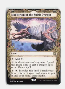 Maelstrom of the Spirit Dragon (Showcase) 326 Tarkir: Dragonstorm MTG NM - Image 1