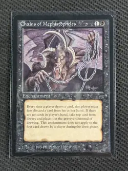 Magic The Gathering MTG Chains of Mephistopheles Legends LEG Enchantment 1994 - Image 1