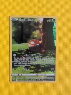 Rapidash 189/182 Destined Rivals Illustration Pokemon + Hisuain Voltorb Card - Image 3