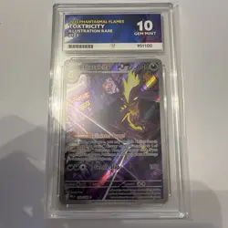 Toxtricity 103/94 Ace 10 Graded Illustration Rare Phantasmal Flames Pokemon TCG - Image 1