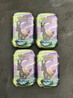 X1 Pokemon Prismatic Evolutions Mini Tin Umbreon New Sealed 📈 - Image 1