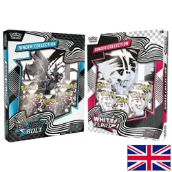 Pokemon SV10.5 BLACK BOLT WHITE FLARE BINDER COLLECTION BOX (x2) ENG NEW SEALED - Image 1