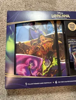 Disney Lorcana TCG First Chapter Costco Collector Set LILO Promo Villain Binder - Image 4