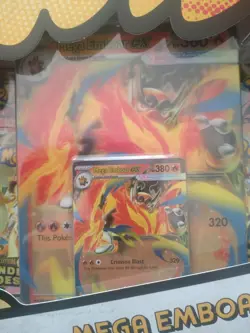 Pokemon Ascended heroes Mega Emboar Ex Box Brand New sealed. - Image 3