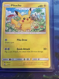 Pokemon TCG Pikachu 2/14 McDonald’s Promo 2018 Holo LP - Image 1