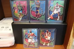 1993-94 Fleer Ultra Power in the Key 5 card set - Image 1