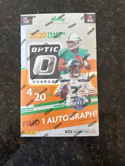 2020 Panini Donruss Optic Football Hobby Box Factory Sealed New 1 Auto Per Box - Image 1