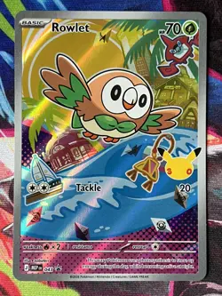 MEP 043 044 045 Rowlet Litten Popplio Alolan Starter Set First Partner - NM - Image 2