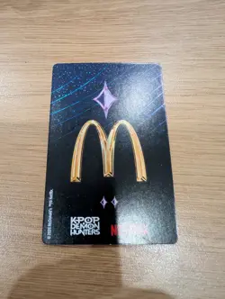 SAJA BOYS GROUP 2 Stars CARD McDonalds KPop Demon Hunters Photo Card Holofoil - Image 2