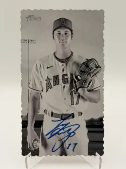Shohei Ohtani 2023 Topps Heritage Deckle Edge Box Topper #DB-10 - Image 1