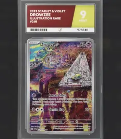 Drowzee Illustration Rare #210/198 Scarlet & Violet Pokemon Card ACE 9 Mint - Image 1