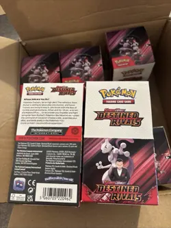10 Pokemon TCG Destined Rivals Half Booster Box 18-Pack Box Not Sealed Packs New - Image 2