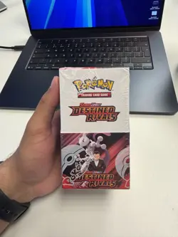 Pokemon TCG Destined Rivals Half Booster Box 18 Pack Sealed - READ DESCRIPTION - Image 1