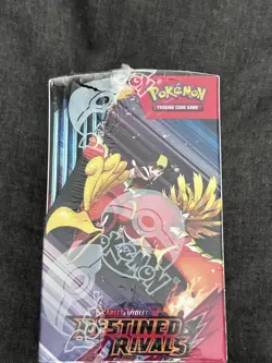 Pokemon TCG Destined Rivals 18-Pack Half Booster Box Sealed Small Tear - Image 3