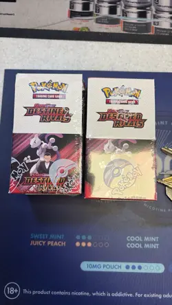 Pokemon TCG Destined Rivals 18-Pack Half Booster Box, English, Sealed - Image 1