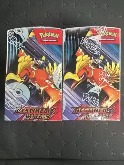2x Pokemon TCG Destined Rivals Half Booster Box Factory Sealed 18 x Booster Pack - Image 2
