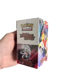 Pokemon TCG Destined Rivals Half Booster Box 18-Pack English Edition Sealed - Image 1