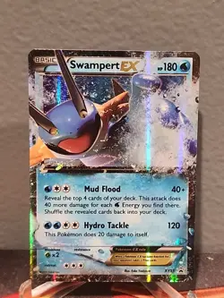 Swampert EX XY55 Black Star Promo Pokemon Card See Description - Image 1