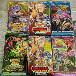 12 Tuten Dinosaur King Trading card game Booster Pack /je 9 Karten NEU & OVP - Image 1