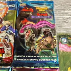 12 Tuten Dinosaur King Trading card game Booster Pack /je 9 Karten NEU & OVP - Image 5