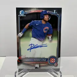 2025 1st Bowman Chrome - Prospect Autograph - Ronny Cruz (AU, RC) CUBS - Image 1