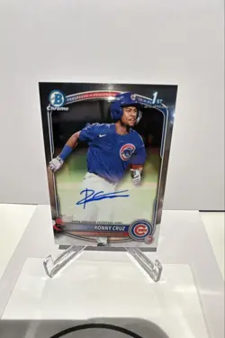 2025 1st Bowman Chrome - Prospect Autograph - Ronny Cruz (AU, RC) CUBS - Image 2