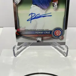 2025 1st Bowman Chrome - Prospect Autograph - Ronny Cruz (AU, RC) CUBS - Image 3