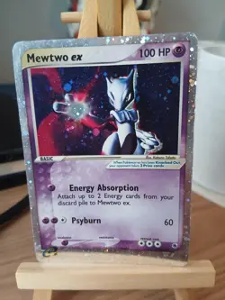 Pokemon TCG Mewtwo EX 101/109 Holo Ruby and Sapphire Card UK - Image 1