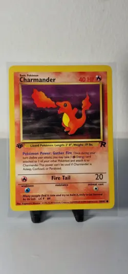 Charmander 1st Edition Team Rocket 50/82 WOTC Vintage Pokemon - Image 1