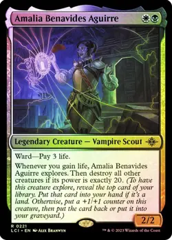 MTG AMALIA BENAVIDES AGUIRRE FOIL The Lost Caverns of Ixalan NM - Image 1