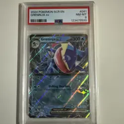 Pokemon TCG - Greninja Ex - Stella Crown - 041/142 - PSA 8 - NM - MT - Image 1