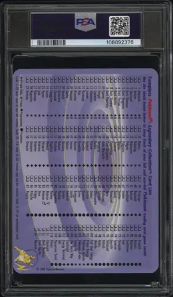 Mewtwo Legendary Collection Reverse Holo Box Topper Pokemon Card PSA 8 - NM MINT - Image 3