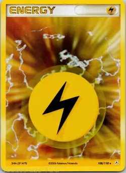 Lightning Energy 108/110 Holo Rare Holon Phantoms Pokemon NM - Image 1