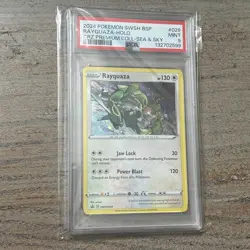 2024 POKEMON SWSH BLACK STAR PROMO #029 RAYQUAZA-HOLO PSA 9 - Image 1