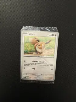 Pokemon TCG Eevee 133/165 Pokemon Together Sealed Promo Card - Image 1