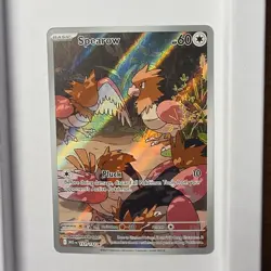 The Pokemon Company Spearow 151/132 Me01 Illustration Rare Holo 60 HP - Image 1