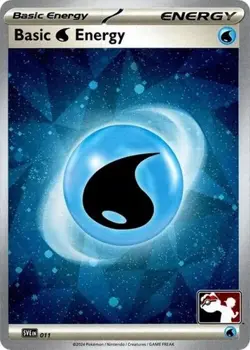 1x Basic Water Energy (Cosmos Holo, #011) - H NM Eng Pokemon - Prize Pack Series - Image 1