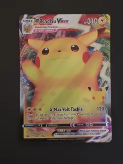 Pikachu VMAX 2020 Pokemon Celebrations Black Star Promo SWSH062 - Image 1