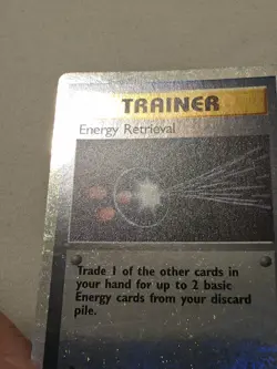 LP Pokemon Energy Retrieval Reverse Holo Trainer Legendary Collection 107/110 - Image 3