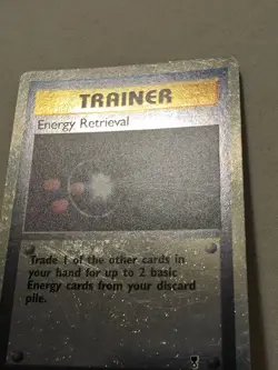 LP Pokemon Energy Retrieval Reverse Holo Trainer Legendary Collection 107/110 - Image 4