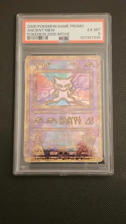 Pokemon TCG Ancient Mew Promo Holo Rare Card 2000 PSA 6 - Image 1