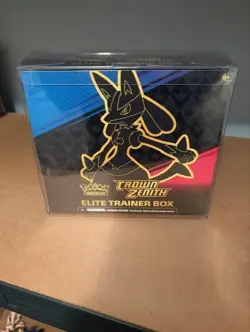Pokemon TCG Crown Zenith Elite Trainer Box mint condition with protector - 2 - Image 1